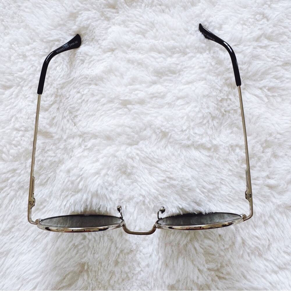 Henry Silver Round Lens Sunglasses - Picture 6 of 11